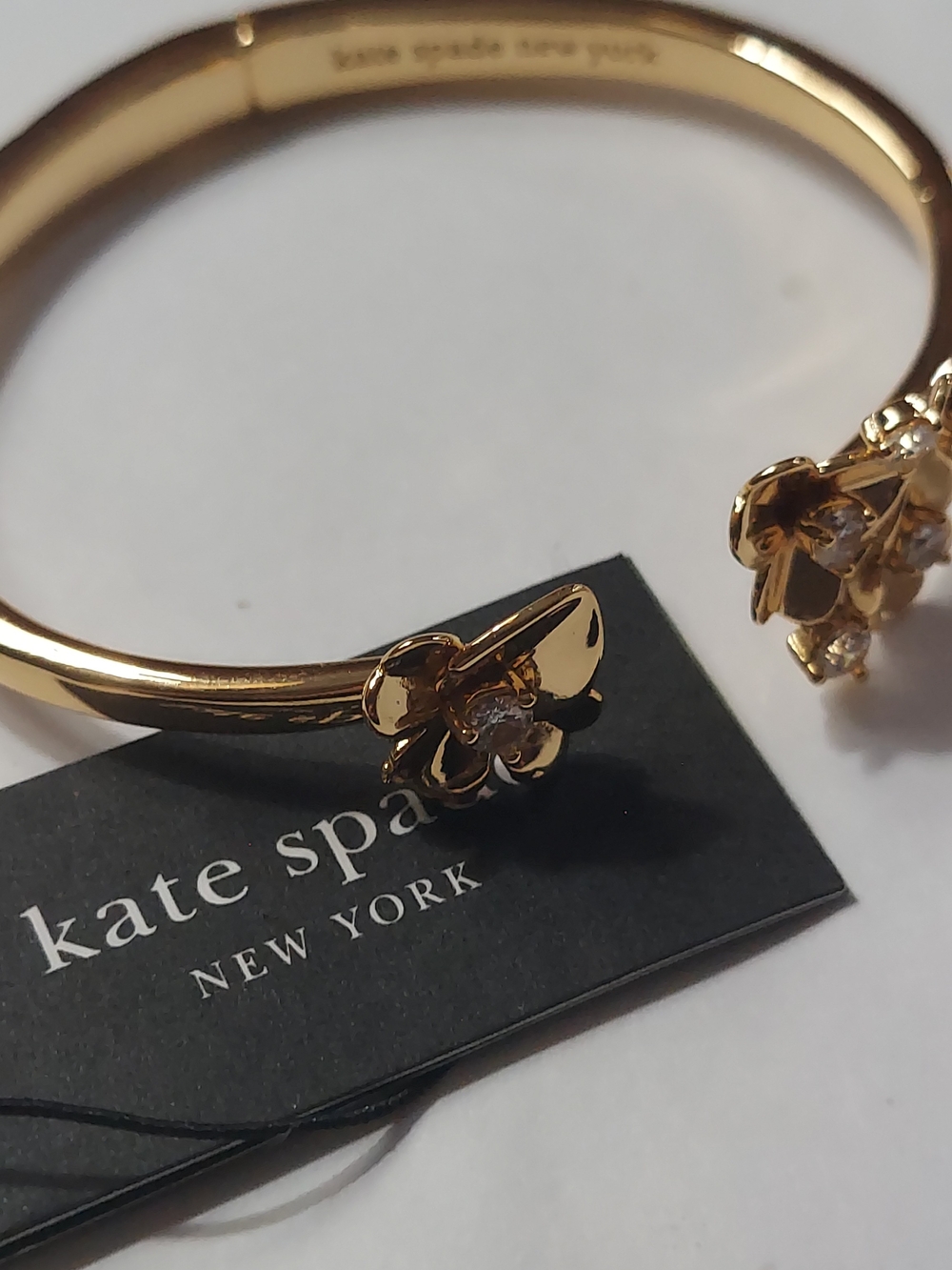 kate spade New York Gold Floral Cuff Bracelet